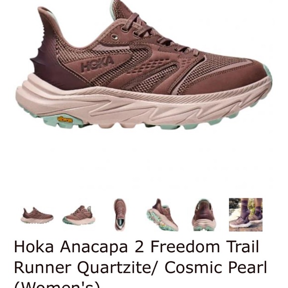 Hoka Anacapa 2 Freedom Trail Runner, easy slip-on and off. Like new - Picture 7 of 7